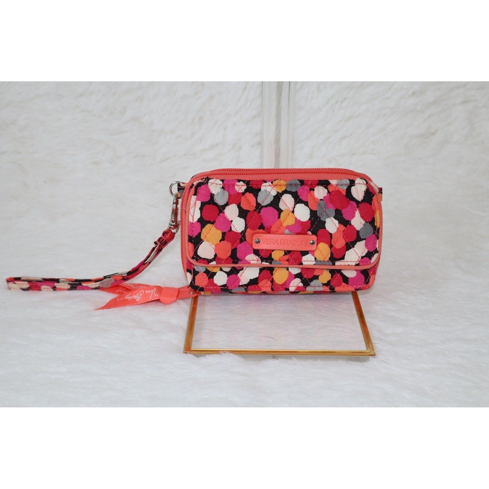 Vera Bradley Pixie Confetti All In One Crossbody Wristlet Wallet